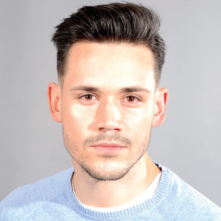 Estilo de corte de caballero número seis de la galería