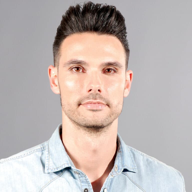 Estilo de corte de caballero número nueve de la galería
